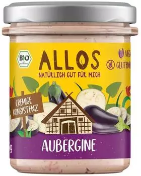 Allos Streichgenuss Aubergine Bio 175g
