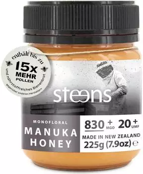 Steens Manuka Honig MGO 830+ 225g