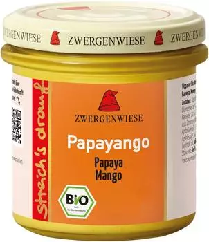 Zwergenwiese Bio streich&acute;s drauf Papayango 135g
