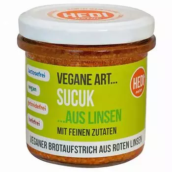 HEDI Vegane Art Sucuk Brotaufstrich Bio 140g