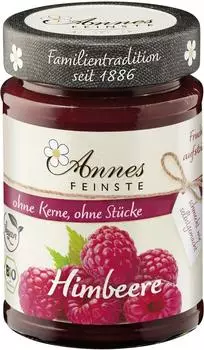 Annes Feinste Himbeer Fruchtaufstrich passiert Bio 210g
