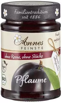Annes Feinste Pflaume Fruchtaufstrich passiert bio