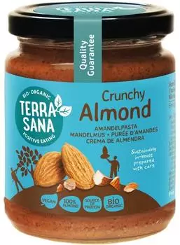 TerraSana Mandelmus Crunchy Bio 250g