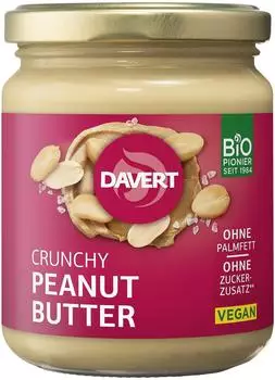 Davert Peanutbutter Crunchy Bio 250g