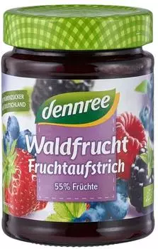 dennree Fruchtaufstrich Waldfrucht Bio 340g