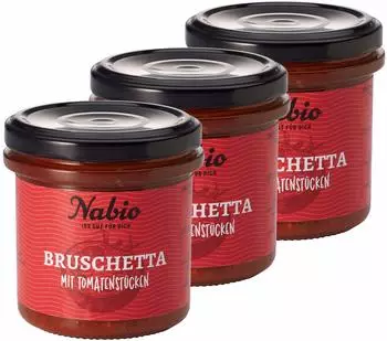Nabio Bruschetta getrocknete Tomate Aufstrich Bio 135g
