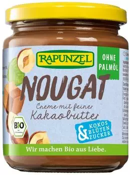 Rapunzel Nougat-Creme ohne Palmöl Bio 250g