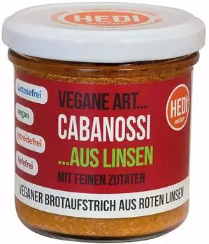 HEDI Vegane Art Cabanossi Brotaufstrich Bio 140g
