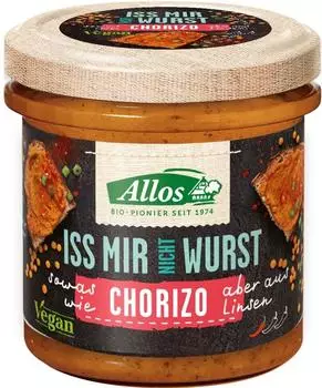 Allos Iss mir nicht Wurst Chorizo Bio 135g