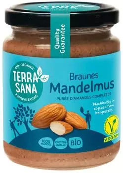 TerraSana Mandelmus braun Bio 250g