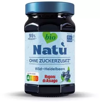 Rigoni di Asiago Natu Wild-Heidelbeere Aufstrich bio