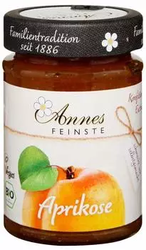 Annes Feinste Aprikosen Konfit&uuml;re extra Bio 225g