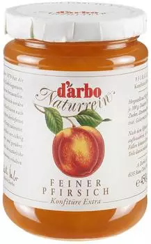 Darbo Naturrein feiner Pfirsich Konfitüre Extra 450g