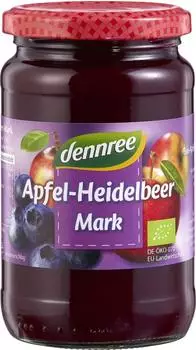 dennree Apfel-Heidelbeermark Bio 360g
