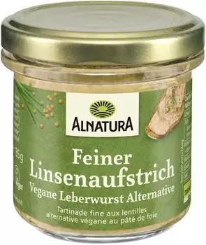 Alnatura Bio Feiner Linsenaufstrich 135g