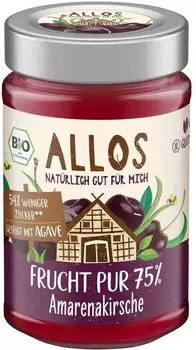 Allos Frucht Pur Amarenakirsche Bio 200g