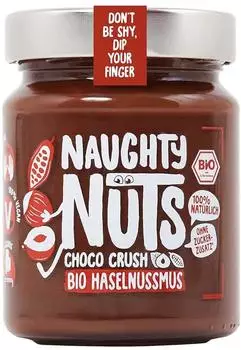 Naughty Nuts Bio Haselnussmus Choco Crush 250g