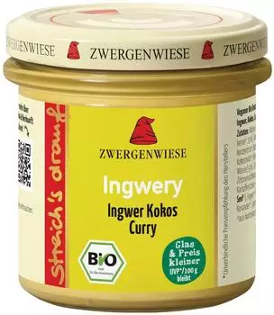 Zwergenwiese Bio streich´s drauf Ingwery 135 g