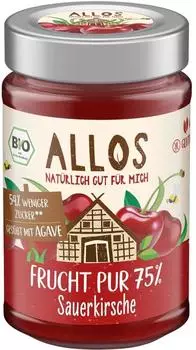 Allos Frucht Pur Sauerkirsche Bio 200g