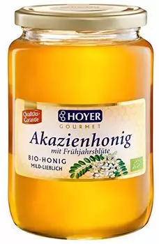 Hoyer Bio Akazienhonig mit Frühjahrsblüte 1kg