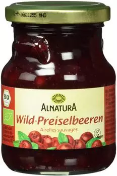 Alnatura Bio Wild Preiselbeeren 220g