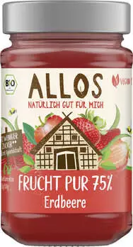 Allos Frucht Pur Erdbeere (250 g)