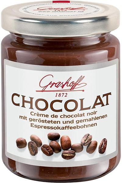 Grashoff Creme de chocolat noir mit Espressokaffeebohnen (250 g)