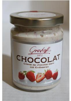 Grashoff Creme de chocolat blanc mit Erdbeeren (250 g)