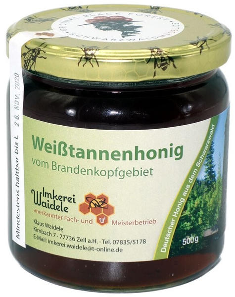 Imkerei Waidele Schwarzwälder Weißtannnenhonig (500g)
