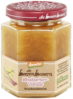 Beerenbauern Bio Demeter Rhabarber-Vanille Fruchtaufstrich (200g)
