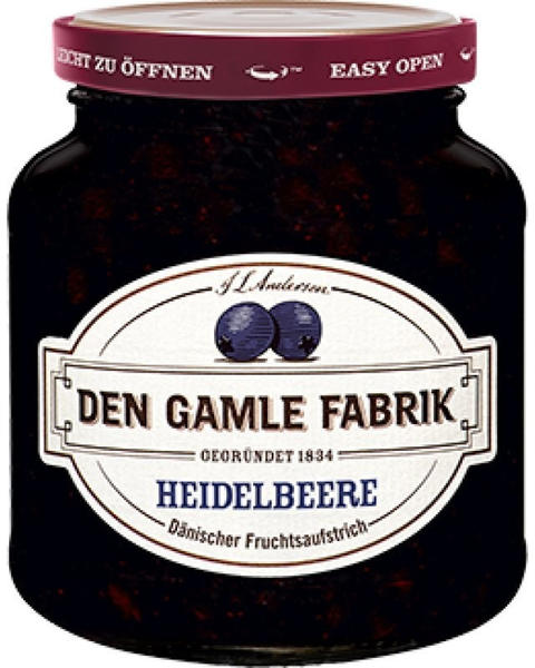 Den Gamle Fabrik Heidelbeer-Fruchtaufstrich (380g)