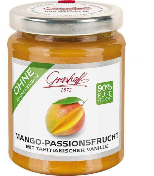 Grashoff Mango-Passionsfrucht mit tahitianischer Vanille (230g)