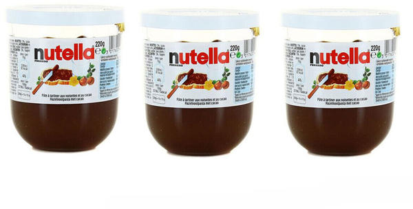 Ferrero Nutella (3 x 200g)