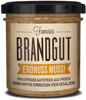 Brandgut Erdnuss Muss! Aufstrich aus gebrannten Erdnüssen (160g)