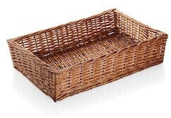 WAS Germany Buffetkorb Basket 3136, 40 x 30 x 10 cm, Vollweide (3137400)
