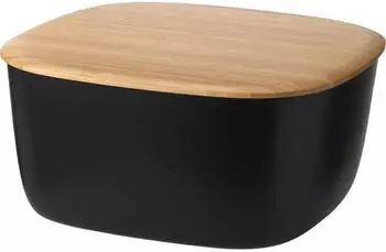 RIG-TiG BOX-IT Brotkasten quadratisch - black - 23x23x11 cm RIG-TiG BOX-IT Brotkasten quadratisch - black - 23x23x11 cm