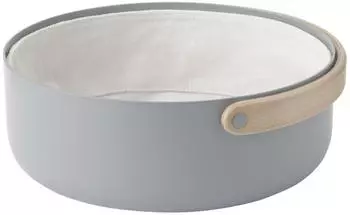 Stelton Emma Brotkorb aus Stahl - grey - 22,5x23x8 cm Stelton Emma Brotkorb aus Stahl - grey - 22,5x23x8 cm