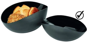 Philippi Pane Brotkorb - schwarz - 25x16x10 cm