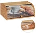 Relaxdays Brotkasten bambus Brotkiste mit Deckel geruchsneutral leicht Brotbox Bambus