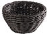APS Korb rund Profi Line“, schwarzer Flechtkorb/Brotkorb, Körbchen aus Polypropylen, Ø 16 cm, Höhe 8 cm