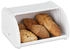 Relaxdays Brotkasten Brotbehälter Brotkiste Brotbox Rollbrotkasten Retro pulverbeschichtet