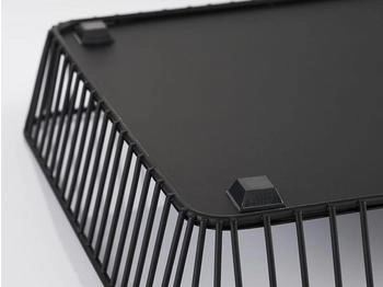 APS 30414 GN 1/1 Korb URBAN, Metall, schwarz, mit Antirutsch-Füßchen, 53 x 32,5 cm, Höhe 7,5 cm APS 30414 GN 1/1 Korb URBAN, Metall, schwarz, mit Antirutsch-Füßchen, 53 x 32,5 cm, Höhe 7,5 cm
