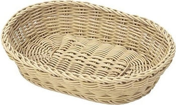 Westmark ovales Brotkörbchen 32x23x7cm Beige Brotaufbewahrung Beige