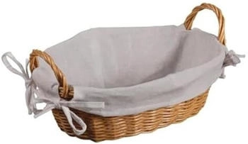 Kesper BROTKORB 24X24X9CM KUNSTSTOFF M. FUTTER Küchenmesser