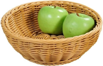 Kesper Brot-und Obstkorb rund 19802 Brotaufbewahrung Braun