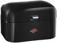 Wesco Brotkasten Single Grandy, Stahlblech, Klappdeckel, 26,8 x 22 x 17,5cm, schwarz