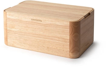 Continenta Brotkasten 36x23x16 cm Gummibaum
