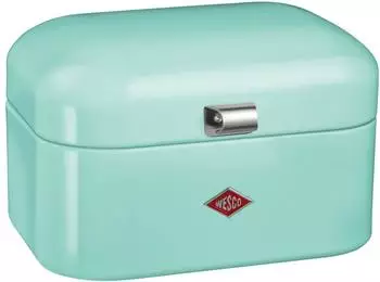 Wesco Brotkasten Single Grandy, Stahlblech, Klappdeckel, 26,8 x 22 x 17,5cm, mint