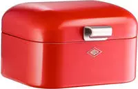 WESCO Brotkasten "Mini Grandy" Metallscharniere, Gummistopper, L&uuml;ftungsloch /...
