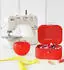Naber Wesco Brotkasten Mini Grandy, Stahlblech, Klappdeckel, 18 x 17 x 12cm, rot